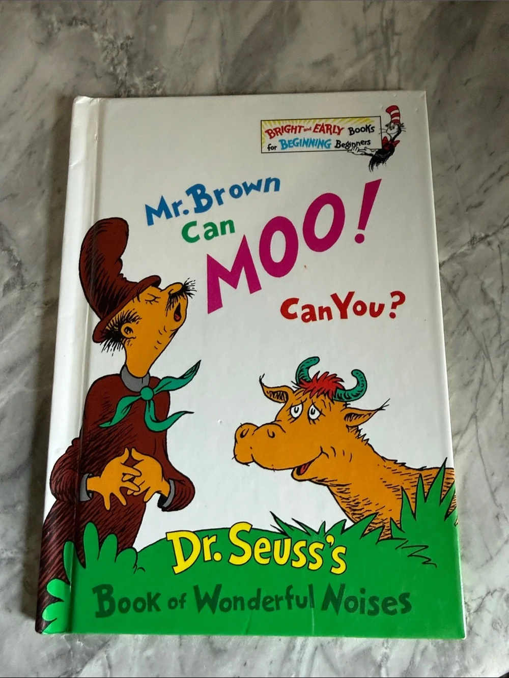 Dr. Seuss Beginner Books Hardcover Lot of 3 Eye Book Mr. Brown Can Moo Hand Hand